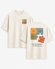 The Missing Piece Oversized T-Shirt – Born Quiet Story Wear
