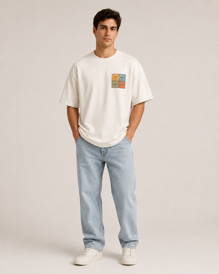 The Missing Piece Oversized T-Shirt – Born Quiet Story Wear