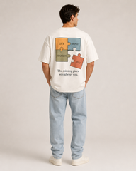 The Missing Piece Oversized T-Shirt – Born Quiet Story Wear