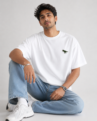 Quiet Dino Drop Shoulder T-Shirt