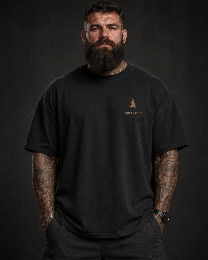 First Spark Oversized T-Shirt – IceAge Collection