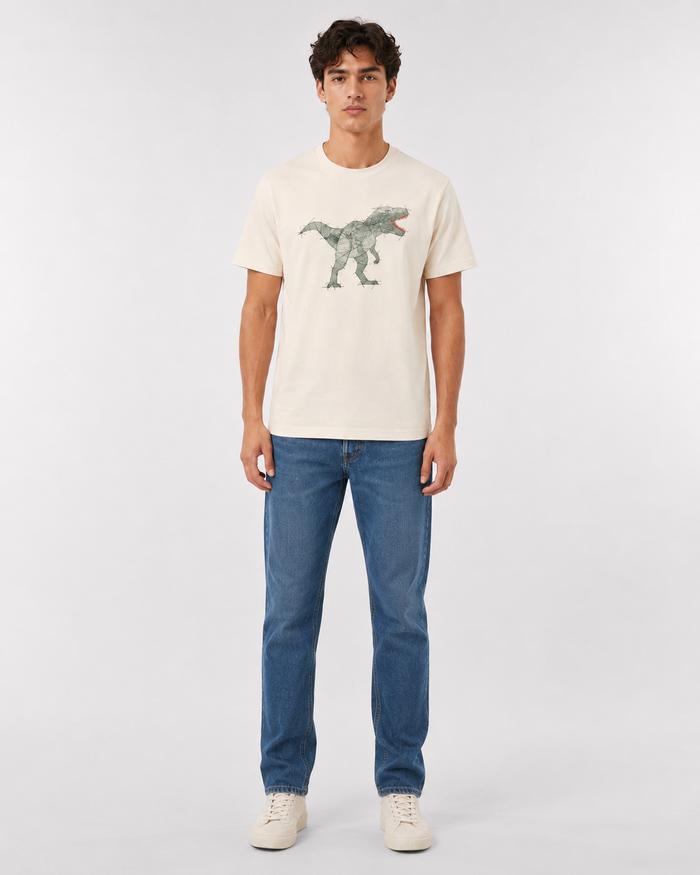 Wireframe Rex Off-White T-Shirt
