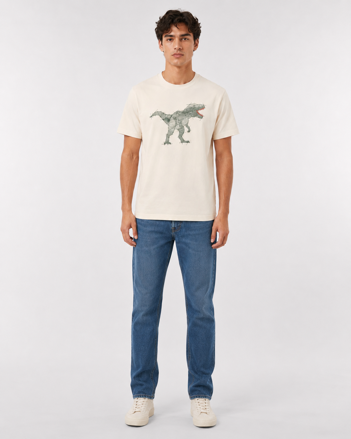 Wireframe Rex Off-White T-Shirt