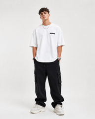 Warrior Oversized Drop Shoulder T-Shirt – White
